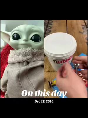 A post by @raisingbabyyoda on TikTok caption: #onthisday