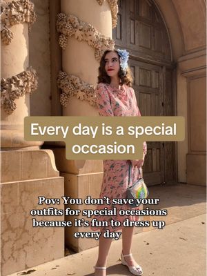 A post by @victory.bee on TikTok caption: Every day is a special occasion! ✨ - #vintagestyle #vintagefashion #1940s #classicstyle #1950sstyle