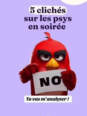 A post by @delphine.py on TikTok caption: Top 5 des clichés sur les psy qu’on aimerait bien voir disparaître (et pourquoi 😅) : 1️⃣ “Les psy analysent tout le monde, tout le temps” Non, promis, on n’a pas une loupe greffée sur l’œil ni une alarme mentale qui sonne à chaque fois que quelqu’un ment. Quand on n’est pas au cabinet, on est comme toi : on mange, on chille, on regarde des séries et on veut juste profiter de notre soirée. C'est vrai que comme un architecte d'intérieur pourrait voir + facilement que quelqu'un d'autre des éléments de ton intérieur, on peut percevoir certaines choses, sans y prêter + d'importance que ça et surtout sans juger 😉 2️⃣ “T’es psy, t’as forcément une vie parfaite” Spoiler alert : pas du tout. On a nos galères, nos doutes, nos gosses qui font des crises. Être psy ne veut pas dire qu’on a tout réglé, mais c'est vrai qu’on sait peut-être un peu mieux comment réguler (ou demander de l’aide). 3️⃣ “Tu as envie de connaitre toute ma vie & mes traumas" Pas forcement 😅.  4️⃣ “Tu vas lire dans mes pensées !" Ah ça ! parfois j'aimerai bien, j'avoue. Mais je n'ai pas ce super pouvoir !  5️⃣ “Tu me donnes des conseils gratuits  ?” Oh, arrête tout de suite. On ne peut pas faire de la psychothérapie en soirée avec un verre à la main… Ça demande une méthodologie et un cadre.  👉 Alors, tu te reconnais dans ces clichés ou t’as entendu d’autres perles ? Viens les partager en commentaire, qu’on rigole un peu (et qu’on démystifie tout ça une bonne fois pour toutes) ! #clichespsy #psychologie #psychologue #psy #humourpsy 