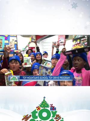 A post by @ctvnewstoronto on TikTok caption: CTV News Toronto and The Salvation Army visited Bakersfield Public School and the students of Crestwood School as part of the new School Toy Drive Program, sponsored by Toronto Area Ford Dealers. Students from Thornhill and North York area collected new and unwrapped toys to give back to the children in their communities. We love seeing children helping children! Sound on to hear what the Bakersfield and Crestwood students had to say! #ToyMountain #ToyMountain2024 #Toys #CTVToronto #TheSalvationArmy #Christmas #Donate #Toronto 