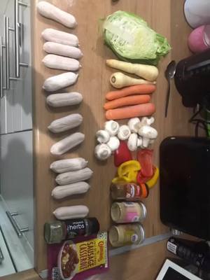 A post by @highspiritedman on TikTok caption: #food sausage and vegetable casserole 