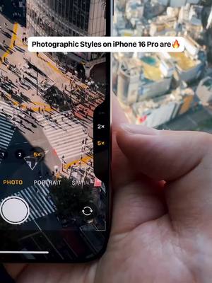A post by @apple on TikTok caption: Your photos, your way 📸✨ @Peter Yan shows how to get a dramatic look with Photographic Styles on iPhone 16. Steps below ⬇️ Open Camera. Use Camera Control to select Styles. Swipe to choose from different looks. Adjust tone and warmth to customize to your vision. Created by @yantastic. Shared by Apple. Music: ”300ZX Atmospherique" by Money Lang #AppleMagic #iPhone16 #iOS18 #PhotographicStyles