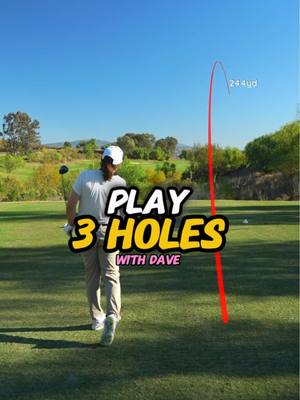 A post by @davefinkgolfs on TikTok caption: PLAY 3 HOLES WITH ME #golf #golftiktok #golftok #golfswing 