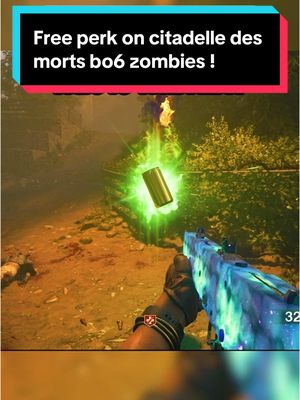 A post by @callmegriff.yt on TikTok caption: How to get a free perk on citadelle des morts in bo6 zombies #blackops6 #codzombies #gaming #gamingnews #callmegriff 