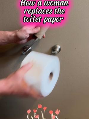 A post by @appalachianwrench on TikTok caption: Relationships are all about compromise. #Relationship #relationships #marriedlife #toiletpaper #compromise #men #women #couples #couplecomedy 