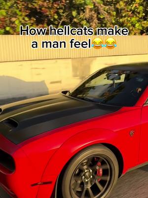 A post by @sparky.m4 on TikTok caption: #hellcat #mopar #moparornocar 