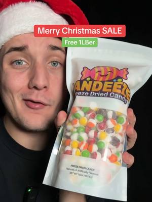 A post by @candeezeco on TikTok caption: Join the LIVE for a FREE 1LB bag! #candy #freezedriedcandy #tiktoklive #megalive 