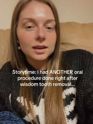 A post by @kenna.kemper on TikTok caption: Can’t believe I am having to go through all this again but honestly praise God for his goodness!! #Christian #foryoupage #foryou #fypシ #oralcare #oralsurgery #oralprocedure #storytime #cystremoval #ameloblastoma #ameloblastomarecovery #recovery #wisdomteeth #wisdomteethremoval #surgery #procedure #healing #praiseGod #testimony #storytime #update #wisdomteethextraction #wisdomteethstory 