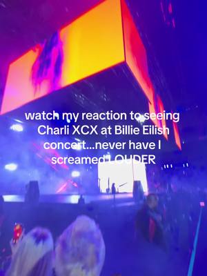 A post by @hellosavannah on TikTok caption: best performance ever!! #charlixcx #billieeilish #hmhas #billieeilishconcert @BILLIE EILISH @Charli XCX 