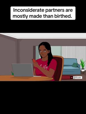 A post by @kelliestorylab on TikTok caption: Inconsiderate partners were mostly kids who had no training and guidance. There is a link between a person’s up bringing and how they will treat their spouse in the future.  Teach a son that a daughter is worth nothing and he will think his wife and daughters are worth nothing. #girlchild #family #fypppppppp #Relationship #couple #hometraining #parenting #Love 