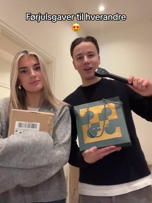 A post by @amundpettersen on TikTok caption: Hvem kjøpte best gave? #kjæreste #gave #norsk 