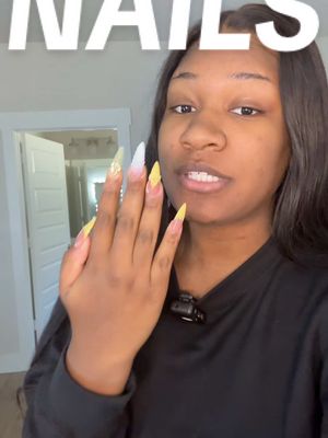 A post by @dimezwrld on TikTok caption: Block your nail tech ❌!! #nails #baddieonnabudget #cheapchristmasgifts #highmaintenance #nailsathome 