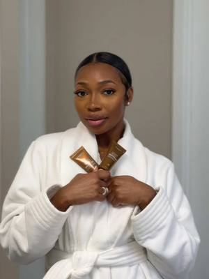 A post by @kjaejones on TikTok caption: Glowing strong, all game day long! #LOrealParisPartner @loréal paris usa #LOrealParisMakeup #GlotionGameday