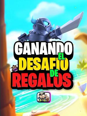 A post by @c4rlitos.exe on TikTok caption: Ganando el Desafio Lluva de Regalos 🙀 #clashroyale 