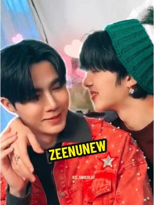 A post by @ice_shocolat_ on TikTok caption: Cuties 💙🩷 #zeenunew #zeepruk #nunew #ซนซน #zonzon #zunshine #nananu #LoveIsLove #fyp #fypシ #foryou 