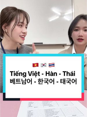 A post by @kimlienkr on TikTok caption: Tiếng Việt - Tiếng Hàn - Tiếng Thái#🇻🇳🇰🇷#hoctienghan#tienghanthucchien#nguoihanquoc#한국어#베트남어#태국어 