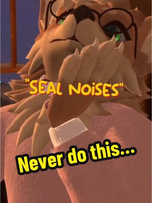 A post by @justafluffymax on TikTok caption: Never make seal noises… #furry #cute #perfectlycutscreams 