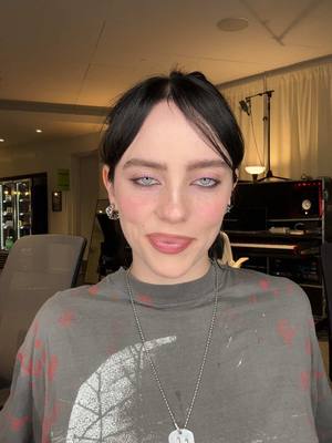 A post by @billieeilish on TikTok caption: leave me alone i barely know what im doing but heres what works for me & what i do before every show on tour 💋🎂💌🎉👯‍♀️🎄🙉☕️ love you guys