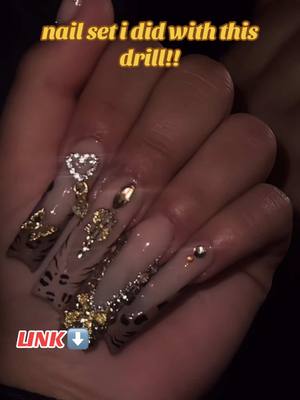 A post by @n.1uxury_ on TikTok caption: these came out so good you need this drill! #fyp #viral #baddie #girls #nails #nailtech #nailinspo 