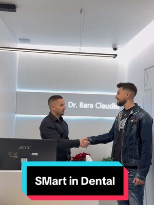 A post by @patrickdeac on TikTok caption: @Dr. Bara Claudiu  Utvin 81A, Timis  #patrickcasaiubirii #fyp #foryoupage #dental #teeth #smiley 