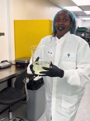 A post by @glozell on TikTok caption: I’m cooking up something special for you in the lab. Any guesses to what it is? 💚