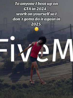 A post by @oshegamez on TikTok caption: New year better be a new you…. TUH or else 👊🏽 #fivemroleplay #fyp #fivem #gtav #girlgamer #girlswhogame #gta5clips #fivemrp #gtarp #fivemrp #fivemserver #gtarp #pcgaming #GamerGirl 