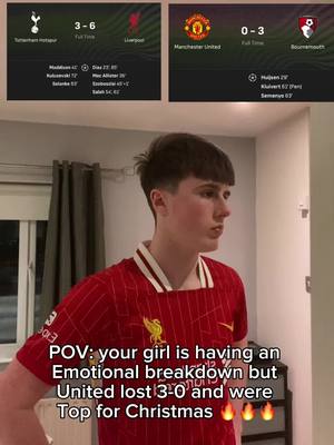 A post by @eoghan_kelly_04 on TikTok caption: What day for liverpool fans 😁😁 #fyp #viral #liverpool #manutd #tottenham #PremierLeague 