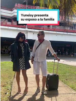 A post by @zequi_perezz on TikTok caption: Yuneisy gracias a @ReadyXTravel conocio a Estefano #comedia #humor #parodia #miesposo #gringo #gringoylatina #miesposoyyo #mifamilia #familias #familialatina #latinos #cosasdeparejas #cosasdenovios #cosasdeesposos #cubanos #cubanosporelmundo 