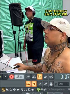 A post by @djplaga on TikTok caption: SIN AUTOTUNE Lo sacamos? @El ponte perro ANDO DE LA PALA🪗 #flstudio #productor #djplaga 