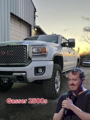 A post by @snowneck on TikTok caption: I may or may not be the owner of 4 gasser 2500s. #leveledon37s #bubbatruck🌾 #37s #denali #2500hd #farmuse #gasser #hideyourpassport #Meme #MemeCut #memenatal 