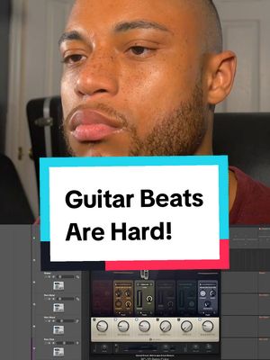 A post by @lmarquee on TikTok caption: Who do you hear on this beat? #ProducerTok #MakingBeats #BeatMakers #GuitarTypeBeat #LogicPro 