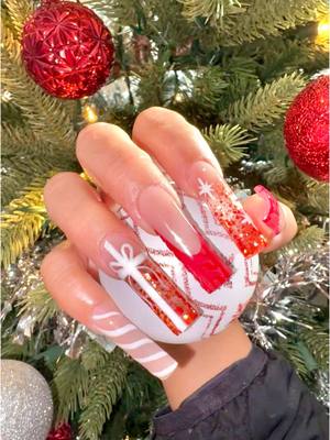 A post by @adilenetrujilloo on TikTok caption: #christmas#nailart#holiday#alliwantforchristmas#bestnailtech@Jasmine.TG #dallas 