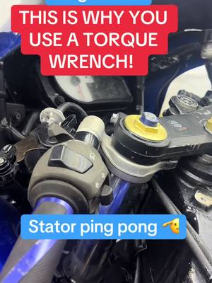 A post by @motorcycleconnect on TikTok caption: If i had a dime for everytime ive seen this happen.  Use a torque wrench abd maybe loctite depending.  #gsxr #fyp #howto #DIY #motorcycle #imsotiredofthisshit #ifuckinghatetypinghashtags 