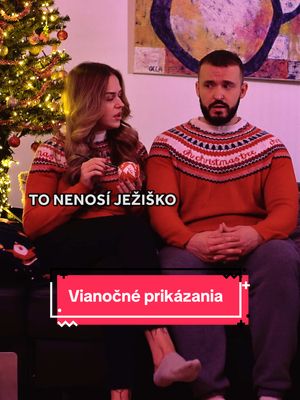 A post by @matejzrebny on TikTok caption: Vianočné prikázania 😅🤣 w/ @Nia 