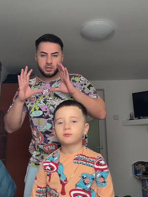 A post by @radunittu on TikTok caption: Am făcut și noi dansu cică.. 😂❤️ #fyp #fy #Love #foryoupage #romania🇷🇴 #fyppppppppppppppppppppppp #funny #familytime 