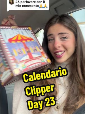 A post by @didifusco on TikTok caption: Replying to @𖣂𝑜𝑛𝑓𝑟𝑜𝑦𖣂 penultimo giornoooo #calendarioavvento #clipperitalia #calendarioclipper @clipperitalia 