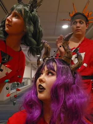 A post by @polarize_cosplay on TikTok caption: Satisfying ending non click bait. @Cult of the Lamb @Anna @Kangavoosa   #cultofthelamb #holidaymatsuri #holmat 