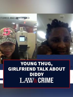 A post by @lawandcrime on TikTok caption: In newly released jail call videos of rapper #YoungThug, his girlfriend, #MariahTheScientist, discussed the controversy surrounding Sean "#Diddy" Combs and the shocking footage of him allegedly hitting his ex-girlfriend, #CassieVentura.