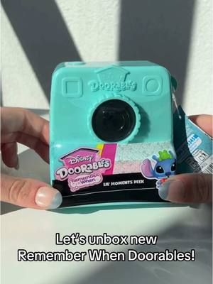 A post by @disneydoorablesofficial on TikTok caption: Drop a 📸 in the comments if you have found our new Remember When Lil Moments Peek! #DisneyDoorables #Doorables #Disney #DisneyCollector #DisneyToys #RememberWhen #Stitch #DisneyCollection #Toys #BlindBox #BlindBoxToys #Unboxing #UnboxingToys