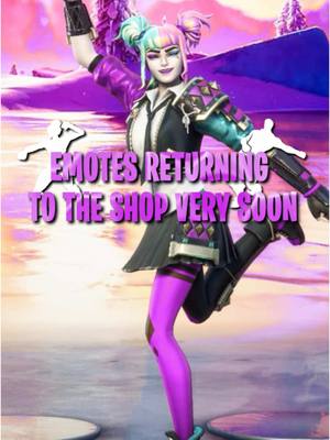 A post by @.archey on TikTok caption: RARE emotes finally RETURNING to Fortnite👀🔥 #fyp #fortnite #returning #popular #emotes #og #viral 