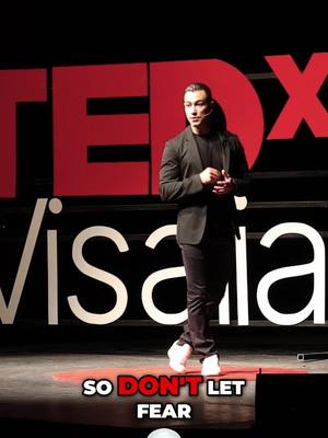 A post by @johnny_anesthesia on TikTok caption: TEDxVisalia - Don’t Sleep on Your Dreams  #TED #Tedx #fear #inspire #tedtalk