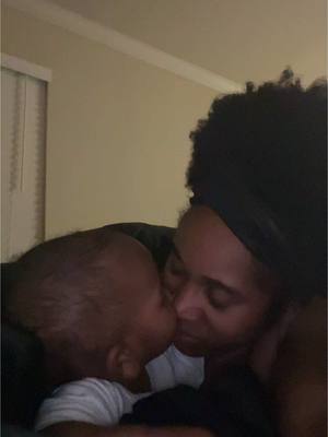 A post by @followmyjournae on TikTok caption: Kisses from my little 🥹❤️@BigPablo he’s so sweet when he wants to be lol. #fyp #ForYou #ForYouPage #babyboy #babytok 