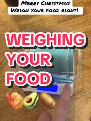 A post by @raeofsunshine1125 on TikTok caption: Do not make this mistake 🙈 #food #weighingfood #KitchenHacks #kitchengadgets #kitchenware #kitchenorganization #scale #weightloss #weightlossjouney #weightlossmotivation #fyp #fypシ #merrychristmas #feliznavidad 