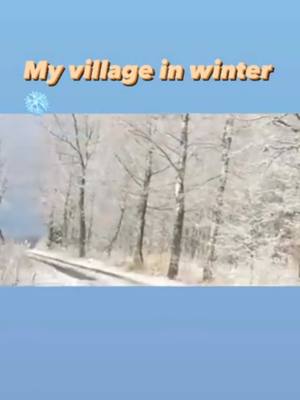 A post by @bianca88828 on TikTok caption: #winter#village#girl#amazing#snow#Love#mycountry