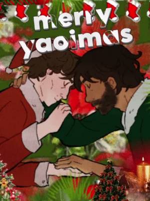 A post by @demiitrees on TikTok caption: merry yaoimas to those who celebrate 🥳🥳  #jayvik #arcane #jaycetalis #viktorarcane 