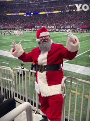 A post by @dancingumpire on TikTok caption: Merry Christmas Eve!! Hope everyone has a wonderful Holiday! #christmas2025 #christmasmood #santababy #christmascheer #dancingumpire #nfl #atlantafalcons #CapCut 