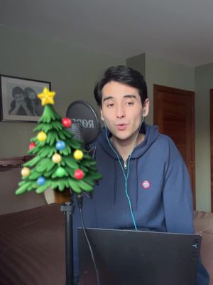 A post by @ellis_gage on TikTok caption: Merry🎄, nobody make fun of my rainbow legs, I have a gamer laptop, the keyboard has these swirling lights, I’ve never looked into how to turn that off.   🎹 @joshuasabarman #christmas #music #jazz #singer #cover #fyp #foryou