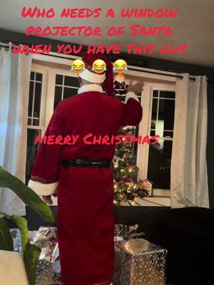 A post by @mamamunroe1 on TikTok caption: #merrychristmas #happy #holiday #fyp #santa #crazy #fun 