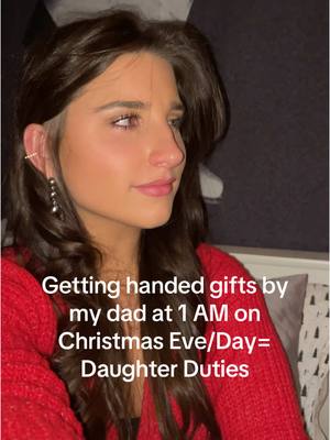 A post by @rachelvaughn.com on TikTok caption: Only daughter duties. #christmas #christmasgift 