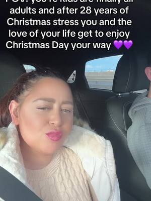 A post by @deesgrowth on TikTok caption: 30 years together, 5 kids, 7 grandkids and finally we get to go out for christmas dinner instead of having to be the chef 🙌 #christmastiktok #christmas 